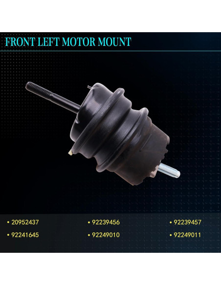 Soporte de Motor SHERXINBO para Chevy Camaro 2010-2015 3.6L 6.2L