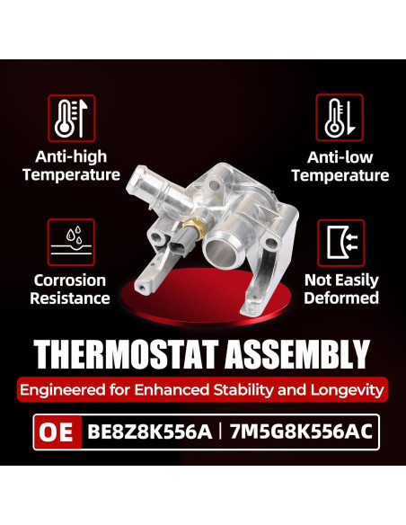 Conjunto Termostato Refrigerante MITZONE Aluminio Ford Fiesta 2011-2019