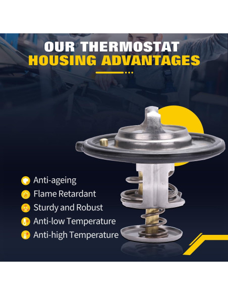 Carcasa de Termostato OCPTY para Honda Accord/Civic/Odyssey