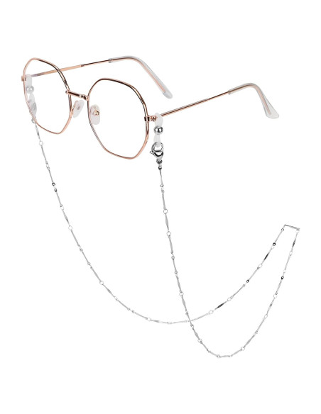 Cadena de Gafas Acero Inoxidable Hecha a Mano 74.93 cm