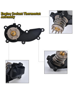 Conjunto termostato refrigerante motor REAXOAL 902-5218 VW Audi 2