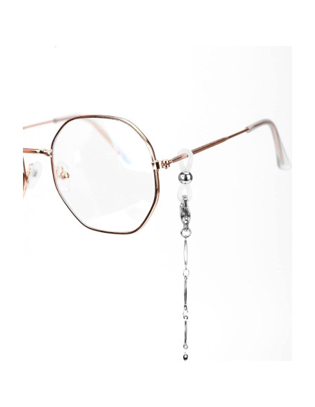 Cadena de Gafas Acero Inoxidable Hecha a Mano 74.93 cm