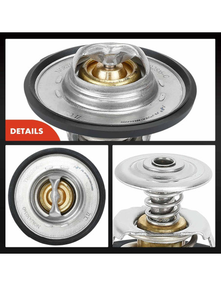 Termostato de Refrigerante A-Premium para Ford y Más