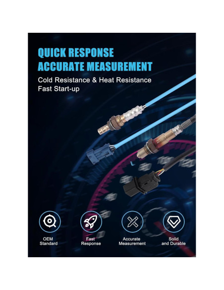 Sensor de Oxígeno O2 TAUTOY para Mini Cooper 2007-2010 2 Pcs