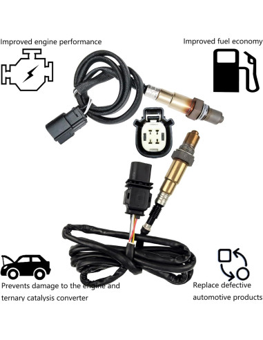 Sensores de Oxígeno Dropwater 2 Piezas para Ford Fiesta 2014-2015