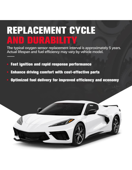 Sensor de Oxígeno O2 QIJIAUTO para Toyota Corolla 2014-2019 2PCS