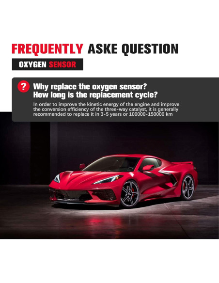 Sensor de Oxígeno O2 QIJIAUTO Compatible Audi Volkswagen