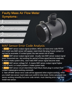 Sensor de Flujo de Aire Masivo Yezoauto HNA178 para BMW y Land Rover 2