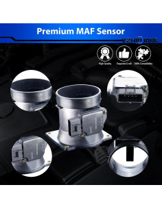 Sensor de Flujo de Aire Masivo YZHIDIANF F8DZ12B579BA 340g 2