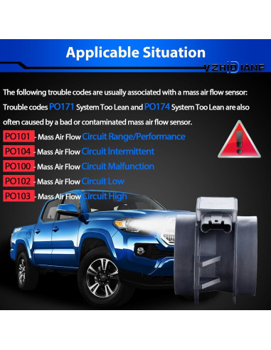 Sensor de Flujo de Aire Masivo YZHIDIANF 13627513957 para BMW