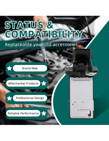 Sensor de flujo de aire masivo AUTOKAY 23366103 para Chevrolet