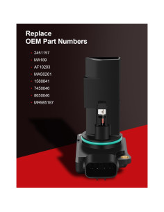 Sensor de Flujo de Aire Masivo GDSMOTU MR985187 para Lancer 2.0L 2