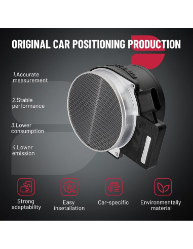 Sensor de Flujo de Aire Masivo BDFHYK MAF 25168491 Compatible