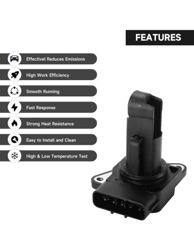 Sensor de Flujo de Aire Masivo YOLLKY 2407yo042 Compatible Toyota