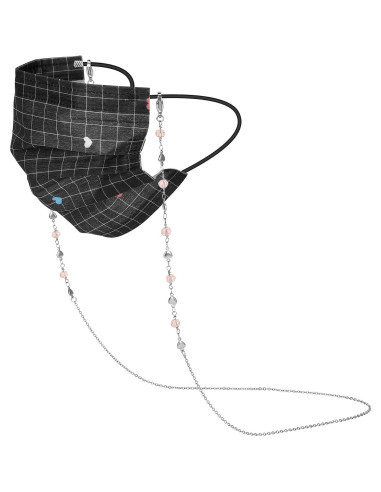 Cadena de Gafas de Acero Inoxidable Plateado 74.93 cm