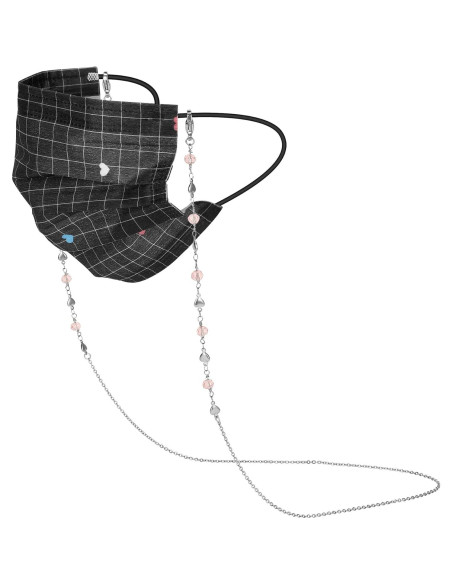 Cadena de Gafas de Acero Inoxidable Plateado 74.93 cm