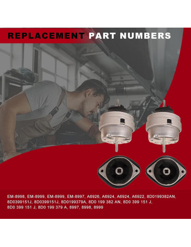Montaje de Motor y Transmisión NTZ para VW Passat/Audi A4 1.8L