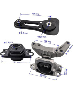 Juego de Montaje Motor y Transmisión Nissan Kicks/Versa 3 Piezas 2