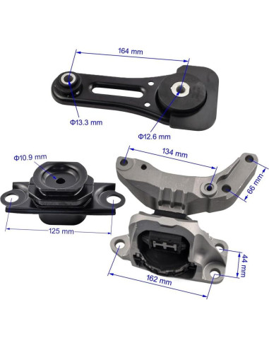 Juego de Montaje Motor y Transmisión Nissan Kicks/Versa 3 Piezas