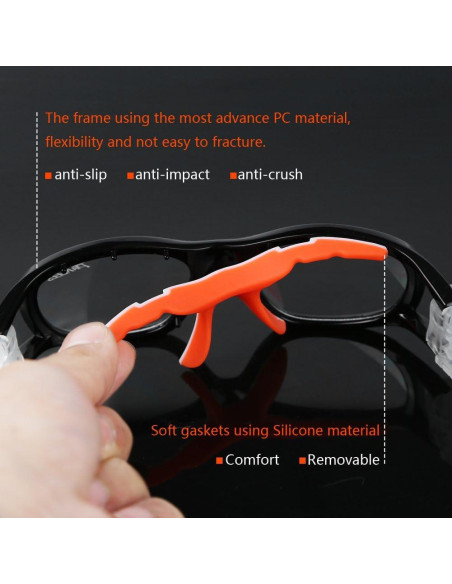 Gafas de seguridad deportivas PELLOR para niños 8-14 años