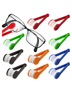 Limpiador de Lentes Zlongron Mini con Cepillo y Toallitas 10 Pzas