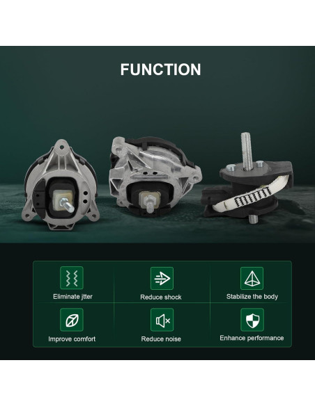 Soporte de Motor SCITOO para BMW X3 2013-2017 y X4 2015-2018