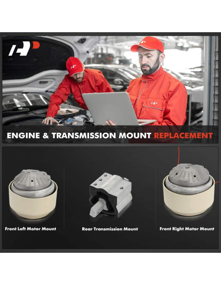 Juego de 3 Soportes de Motor A-Premium para Mercedes-Benz