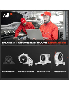 Juego de Montajes de Motor y Transmisión A-Premium 4PCS V6 3.0L 2