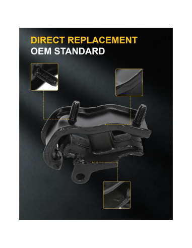 Conjunto de Soportes de Motor y Transmisión OCPTY 5PCS para Acura Honda 3.5L