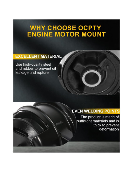 Conjunto de Soportes de Motor y Transmisión OCPTY 5PCS para Acura Honda 3.5L