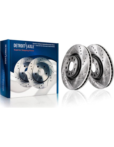 Kit de frenos Detroit Axle para Audi Q3 2016-2018 - Discos y pastillas