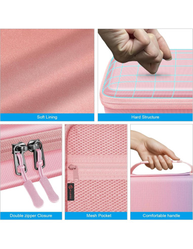 Funda de viaje para gafas Fintie 8 compartimentos EVA Ombre