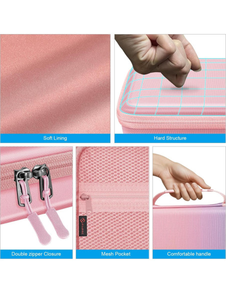 Funda de viaje para gafas Fintie 8 compartimentos EVA Ombre