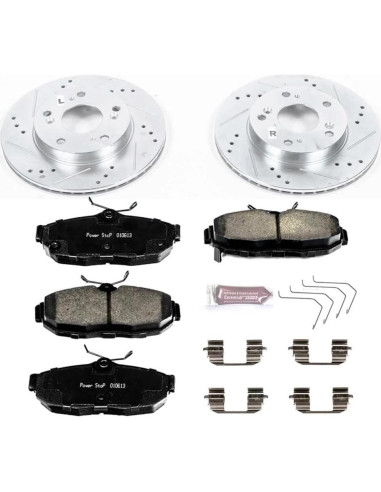 Kit de Freno Power Stop K6319 Delante Z23 para Honda Civic 2012-2015