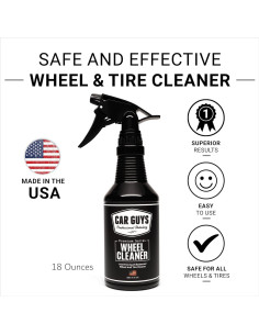 Kit de Detallado de Coche CAR GUYS - Limpiador de Ruedas 532ml y Restaurador de Plástico 236ml 2