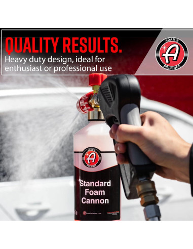 Cannon de Espuma Adam's Polishes 1L - Pulverizador para Lavado de Autos