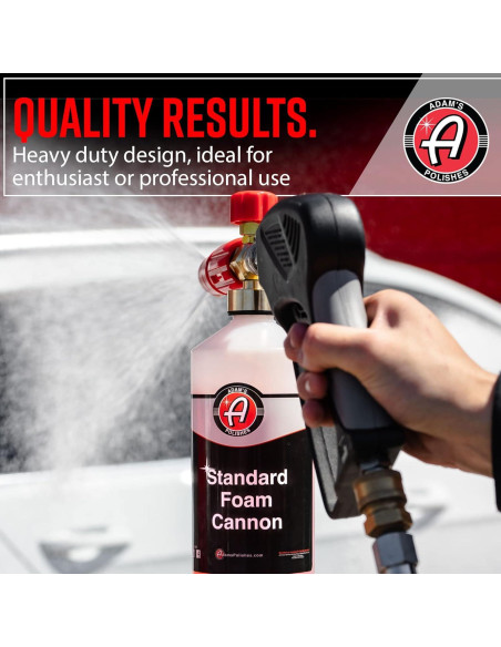 Cannon de Espuma Adam's Polishes 1L - Pulverizador para Lavado de Autos