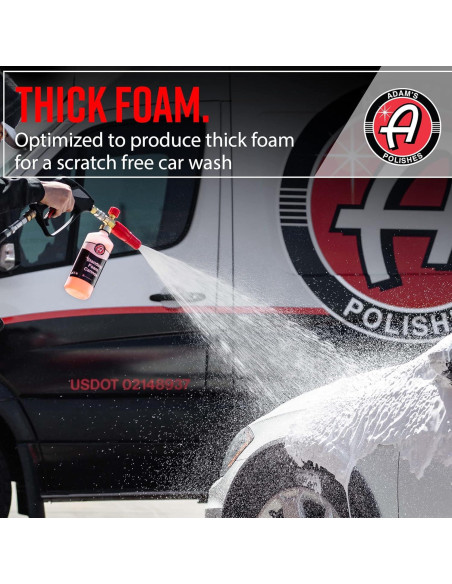 Cannon de Espuma Adam's Polishes 1L - Pulverizador para Lavado de Autos