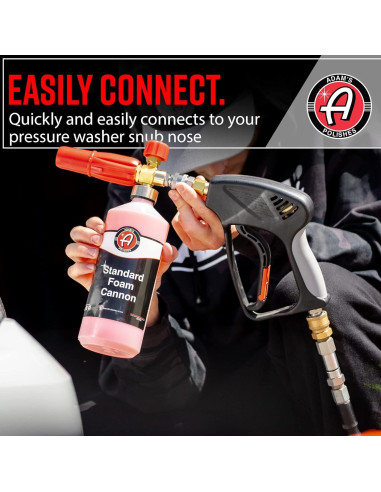 Cannon de Espuma Adam's Polishes 1L - Pulverizador para Lavado de Autos