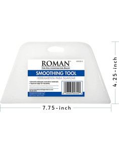 Herramienta de Alisado de Papel Tapiz ROMAN 19.69 cm Blanco 2