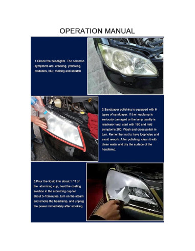 Kit de Restauración de Faros Irfora HHK19288USMXYY 50ML