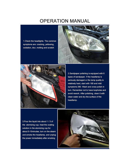 Kit de Restauración de Faros Irfora HHK19288USMXYY 50ML