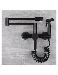 Grifo de Cocina Mezclador 360 Negro BIJKHSISN Táctil