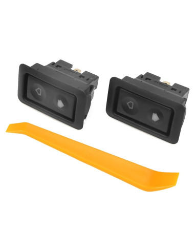 Interruptor de Ventana Eléctrica ABSOPRO 6 Pines Negro - Juego de 2