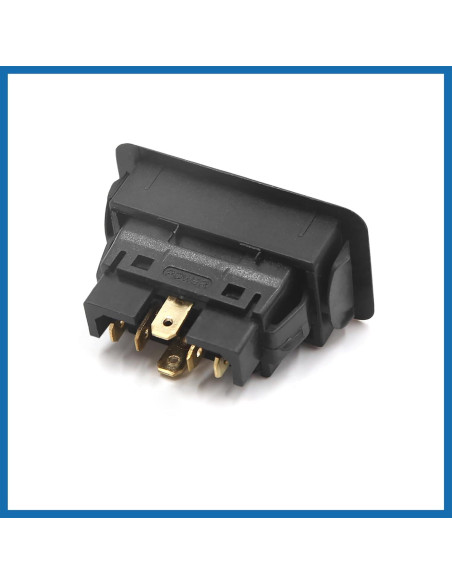 Interruptor de Ventana Eléctrica ABSOPRO 6 Pines Negro - Juego de 2