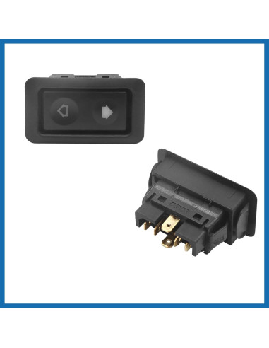 Interruptor de Ventana Eléctrica ABSOPRO 6 Pines Negro - Juego de 2