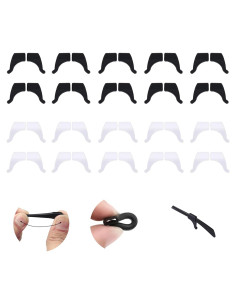 20 Pares Sujetadores de Oído SooGree Antideslizantes Silicona