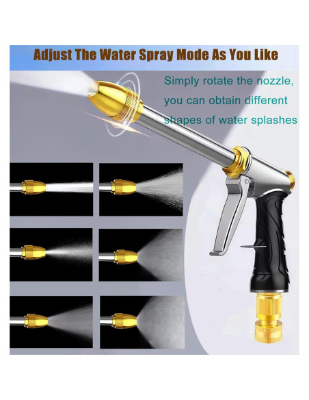 Boquilla de Manguera de Jardín DGESRUNDA 100% Metal 19 mm