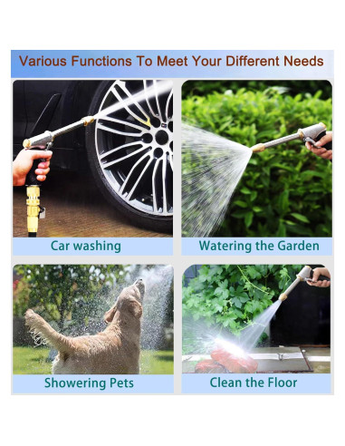 Boquilla de Manguera de Jardín DGESRUNDA 100% Metal 19 mm