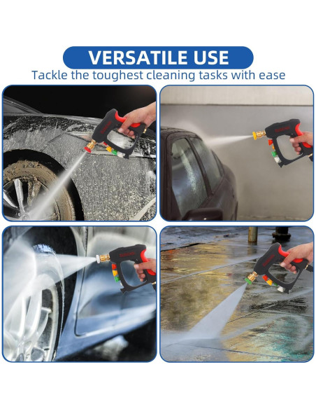 Pistola de Lavadora a Presión DUSICHIN 3000 PSI con 5 Boquillas